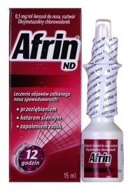 Afrin Nd aerozol do nosa, 15 ml