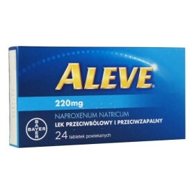 Aleve, 220 mg, 24 tabletek