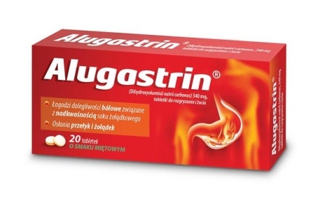 Alugastrin, tabletki do ssania, 20 sztuk