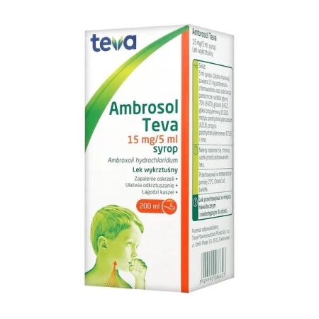 Ambrosol Pliva, syrop 15mg/5 ml, 200 ml