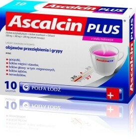 Ascalcin Plus Malina, 10 saszetek