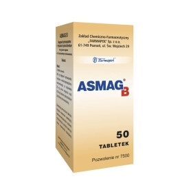 Asmag B, 50 tabletek