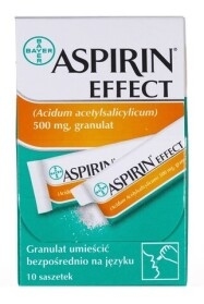 Aspirin Effect, 500mg, granulat, 10 saszetek