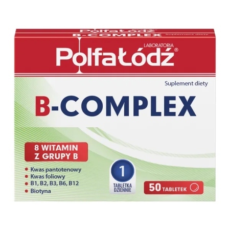 B-Complex Polfa-Łódź, tabletki, 50 szt.