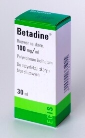 Betadine, 10%, płyn antyseptyczny, 30 ml