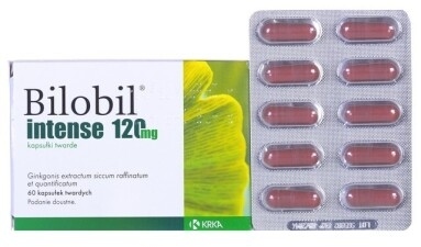 Bilobil Intense, 120 mg, kapsułki, 60 szt