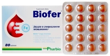 Biofer, tabletki, 80 szt.