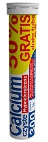 Calcium 300 bezsmakowe na alergie, przeziębienie, tabletki musujące, 10+10 gratis