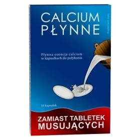 Calcium Płynne, 10 kapsułek 