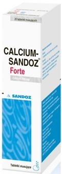 Calcium Sandoz Forte, 20 tabletek
