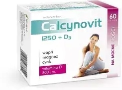 Calcynovit 1250 + D3, 60 tabletek