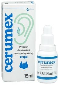 Cerumex, krople do uszu, 15 ml