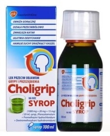 Choligrip Na Noc, syrop, 100 ml