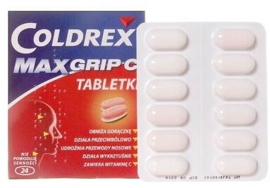 Coldrex Maxgrip C, 24 tabletki