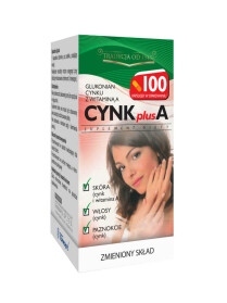 Cynk Plus A, 100 kaspsułki