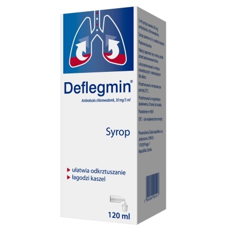 Deflegmin, syrop 30m/5 ml, 120 ml