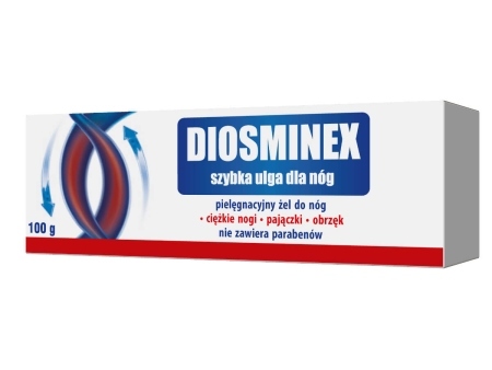Diosminex szybka ulga dla nóg, żel, 100 ml