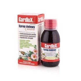 Gardlox 7, syrop ziołowy z miodem, 120 ml