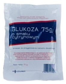 Glukoza o smaku cytrynowym Diather, 75 g