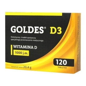 Goldes D3 1000 J.m. tabletki x 120
