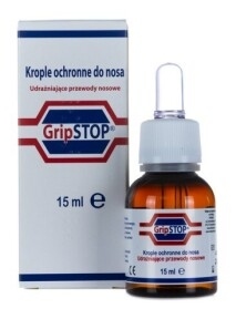Grip Stop krople ochronne do nosa, 15 ml