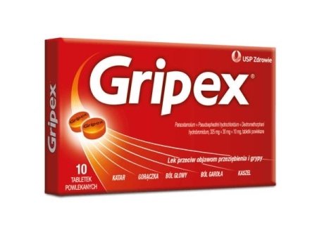 Gripex, 10 tabletek