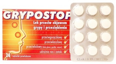 Grypostop, tabletki powlekane, 24 tabletki