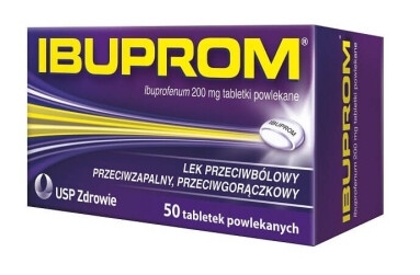 Ibuprom, 200 mg, 50 tabletek