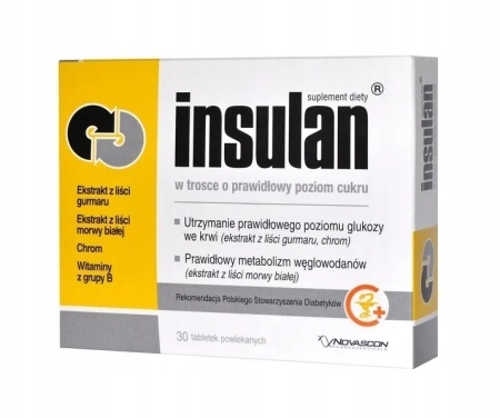 Insulan, 30 tabletek powlekanych