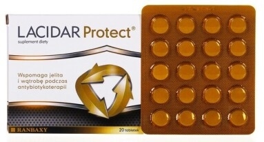 Lacidar Protect, 20 tabletek