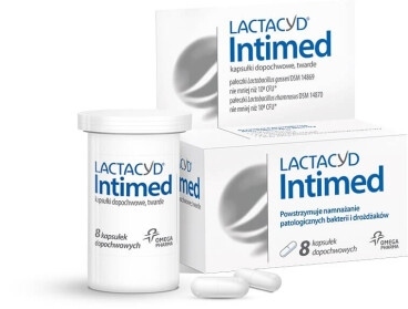 Lactacyd Intimed kapsułki dopochwowe x 8