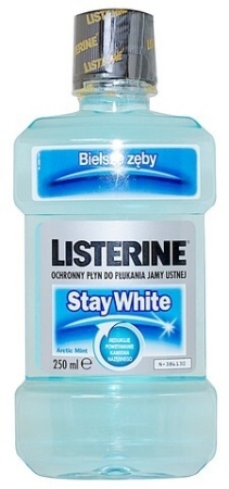 Listerine Stay White, płyn do płukania jamy ustnej, 250 ml