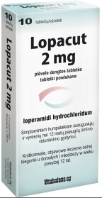 Lopacut, 2 mg, 10 tabletek powlekanych