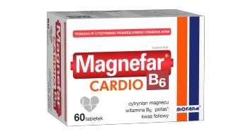 Magnefar B6 Cardio, tabletki, 60 szt