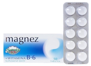 Magnez + witamina B6, tabletki powlekane, 50 szt.