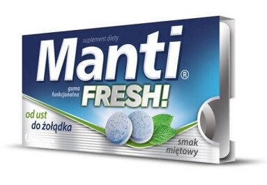 Manti Fresh Gumy smak miętowy x 10