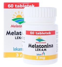 Melatonina Lek-Am, 3mg, 60 tabletek