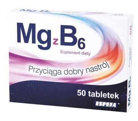 Mg z B6, 50 tabletek
