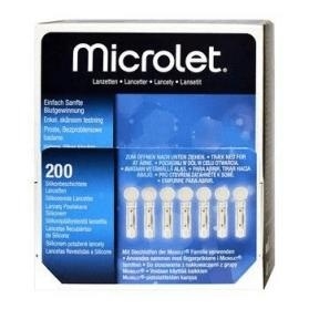Nakłuwacz Lancet Microlet, 200 sztuk