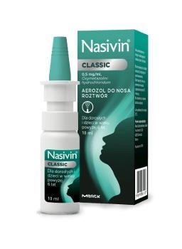 Nasivin  Classic, spray do nosa, 10 ml