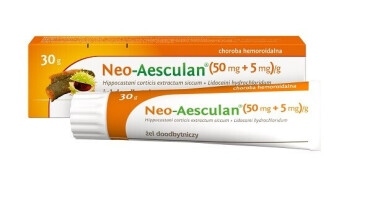 Neo-Aesculan (50 mg + 5mg)/g żel doodbytniczy, 30 g