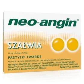 Neo-Angin Szałwia, 24 tabletki