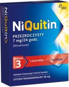Niquitin, plastry przezroczyste, 7 mg, 7 szt.