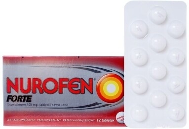 Nurofen Forte, 400mg, 12 tabletek