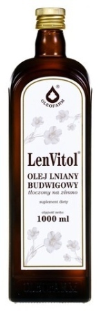 Olej Lniany Budwigowy Lenvitol, 1 L