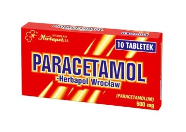 Paracetamol Herbapol Wrocław 500mg x 10