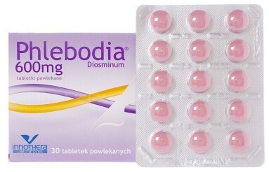 Phlebodia 600 mg, 30 tabletek powlekanych
