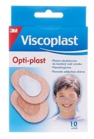 Plaster Viscoplast okulistyczny 82 x 57 mm, 10 sztuk