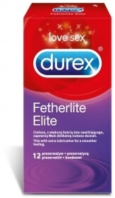 Prezerwatywy Durex Elite 12 sztuk