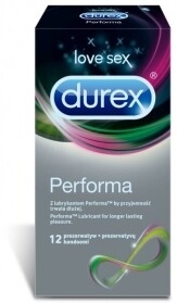 Prezerwatywy Durex performa, 12 szt. przedlużają czas stosunku